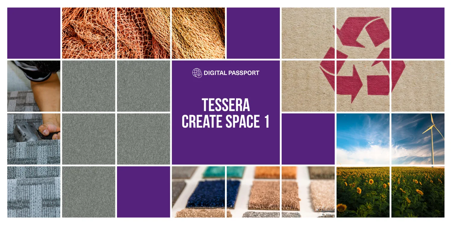 Collage of images relating to tessera create space 1