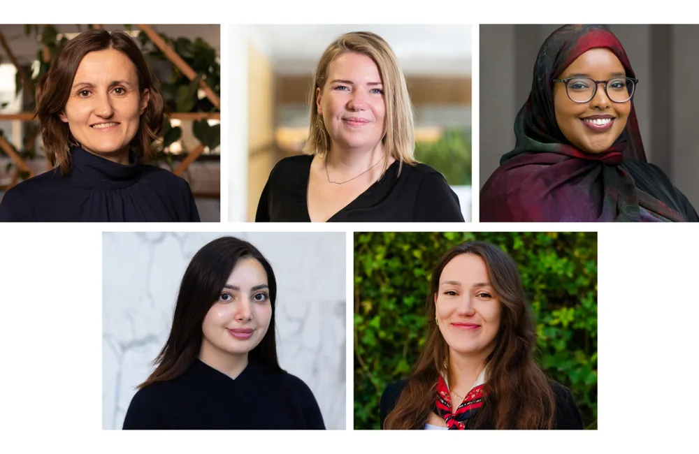 Cundall female employees from the Data Centre team