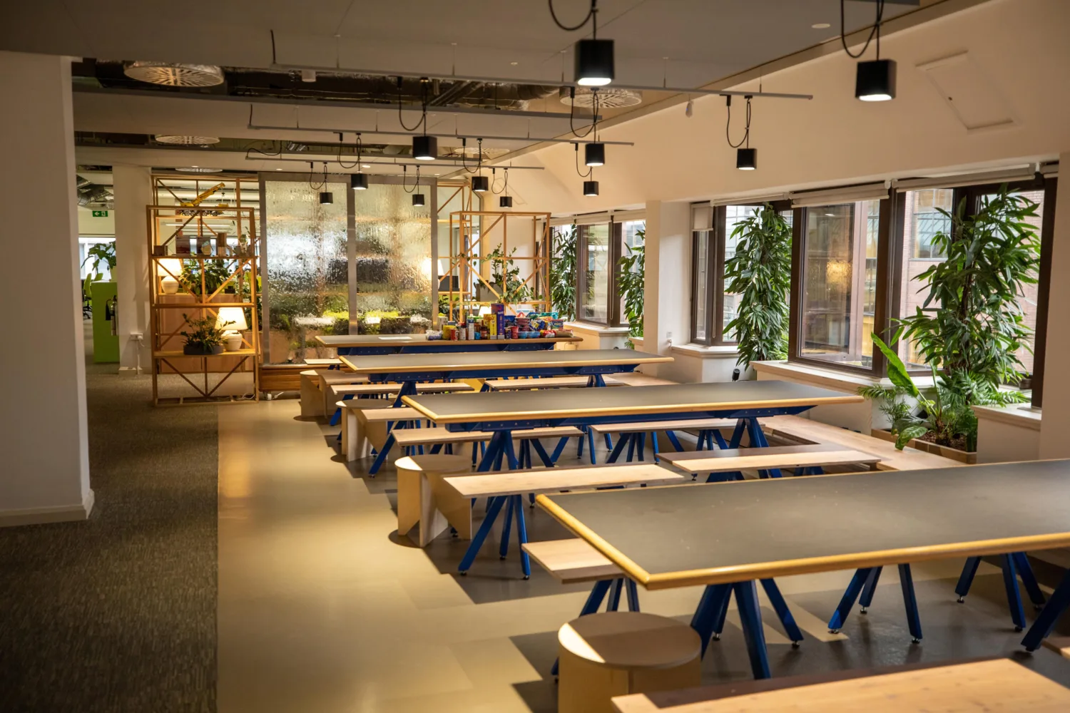 Seating area in the Birmingham Cundall office