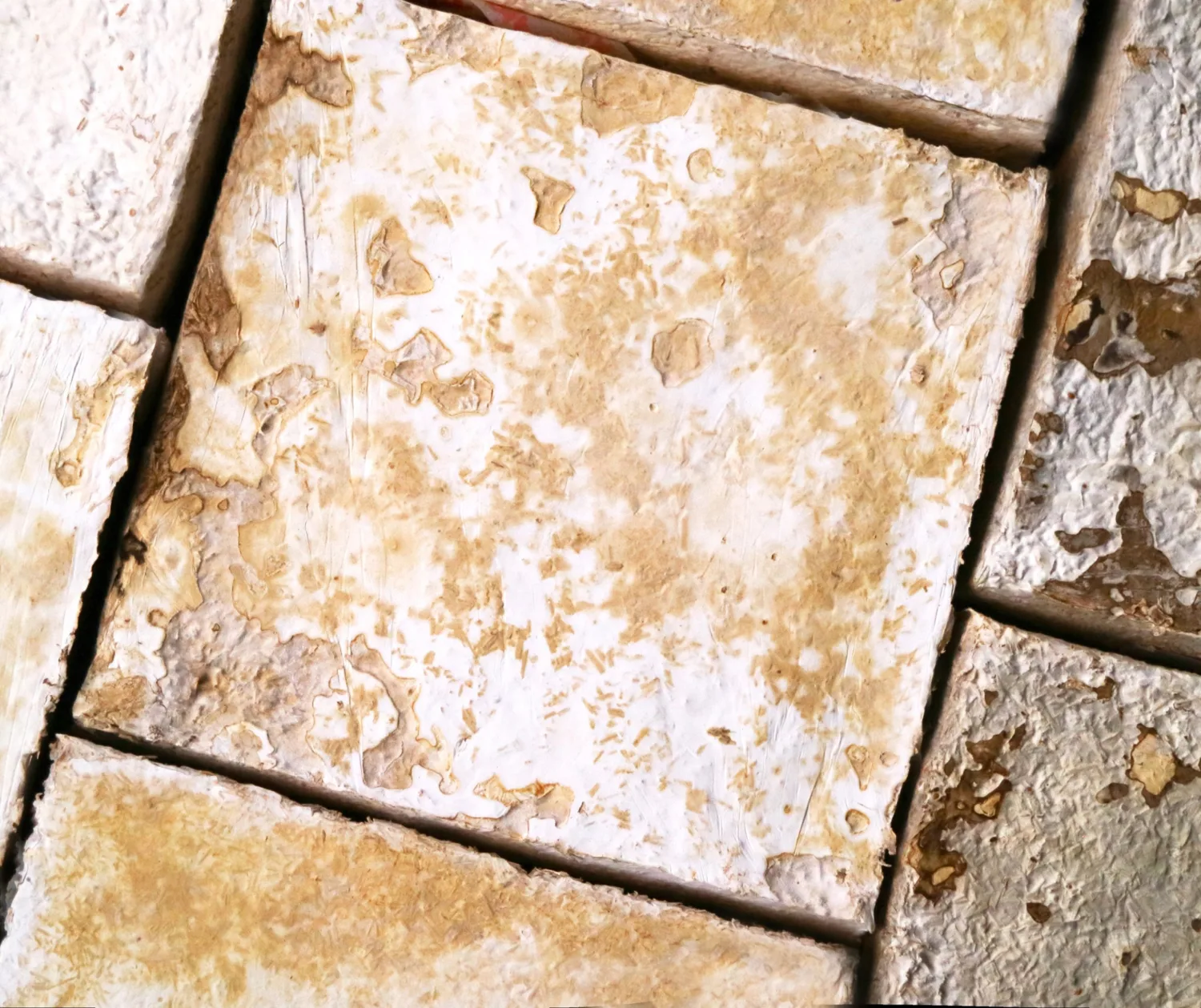 Close up image of a rough insulation panel