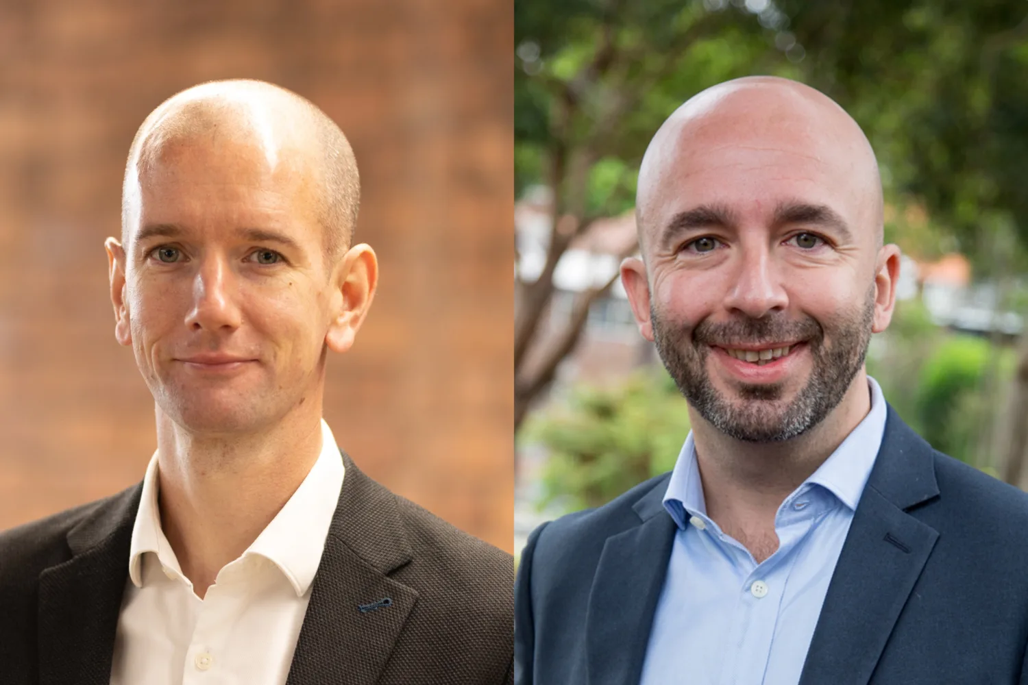 Rob Turner and Alex Saez adjacent headshots