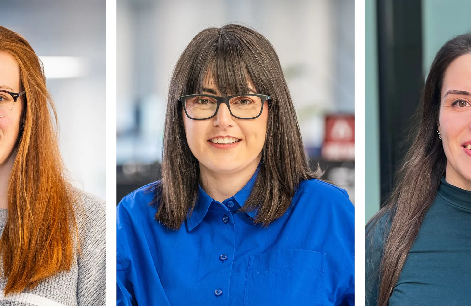 Head shot of Holly, Debbie and Irene
