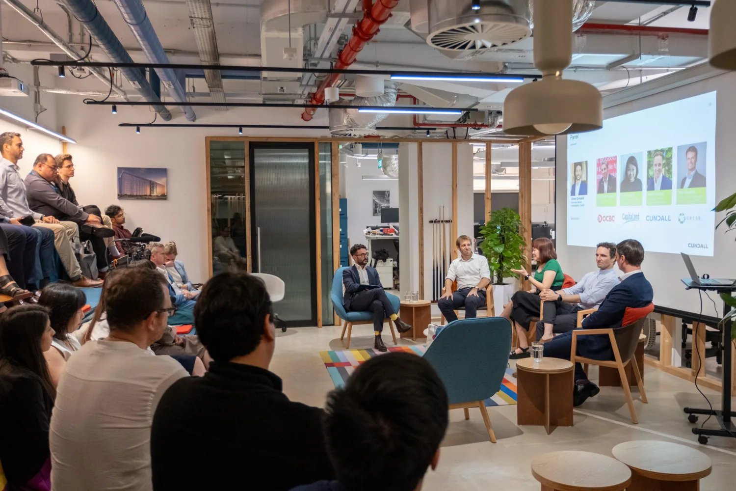 A group of panelist sharing their insights with the attendees.