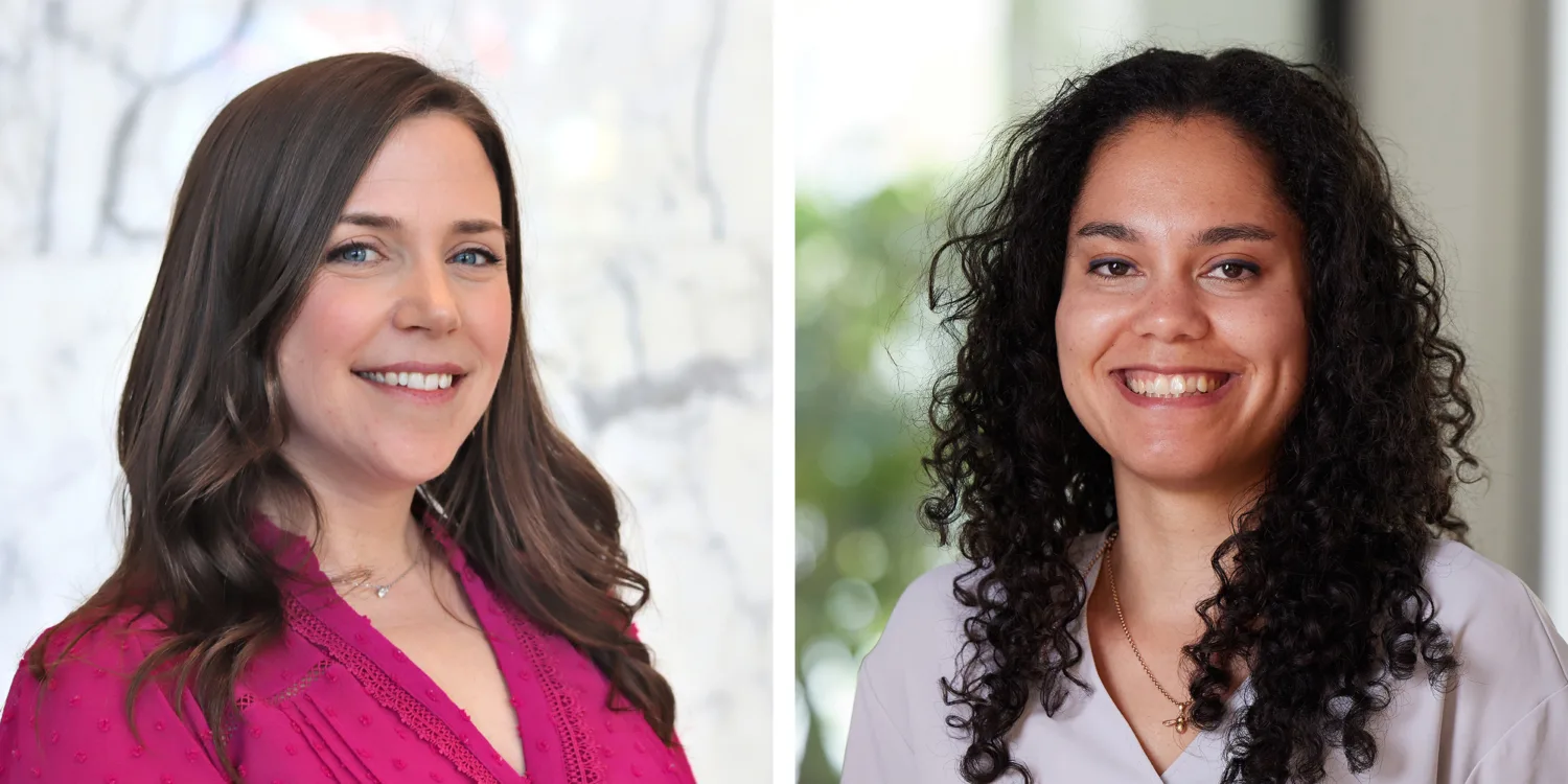 Frances Brown and Riah Wilkinson photos next to each other