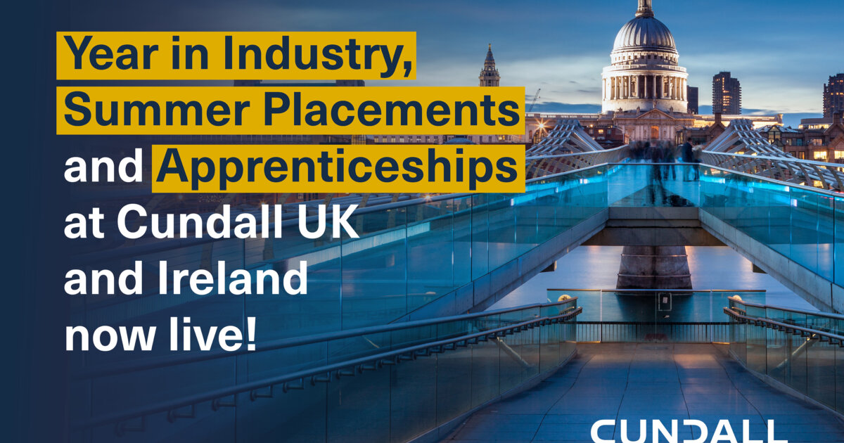 Our 2024 Placement and Apprenticeship recruitment programme is now open