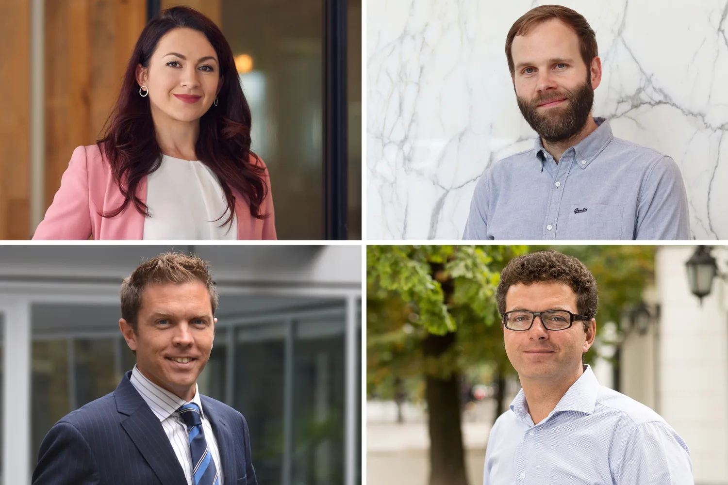 David Rivers, Jose Castilla, Olga Litkovets and Wojtek Stec in a photo montage