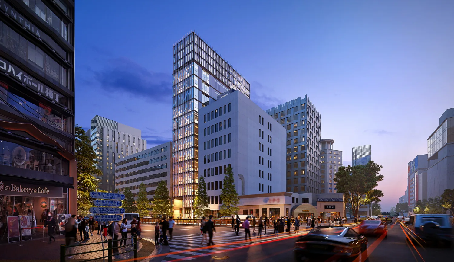 A render of the proposed Cura building in Japan