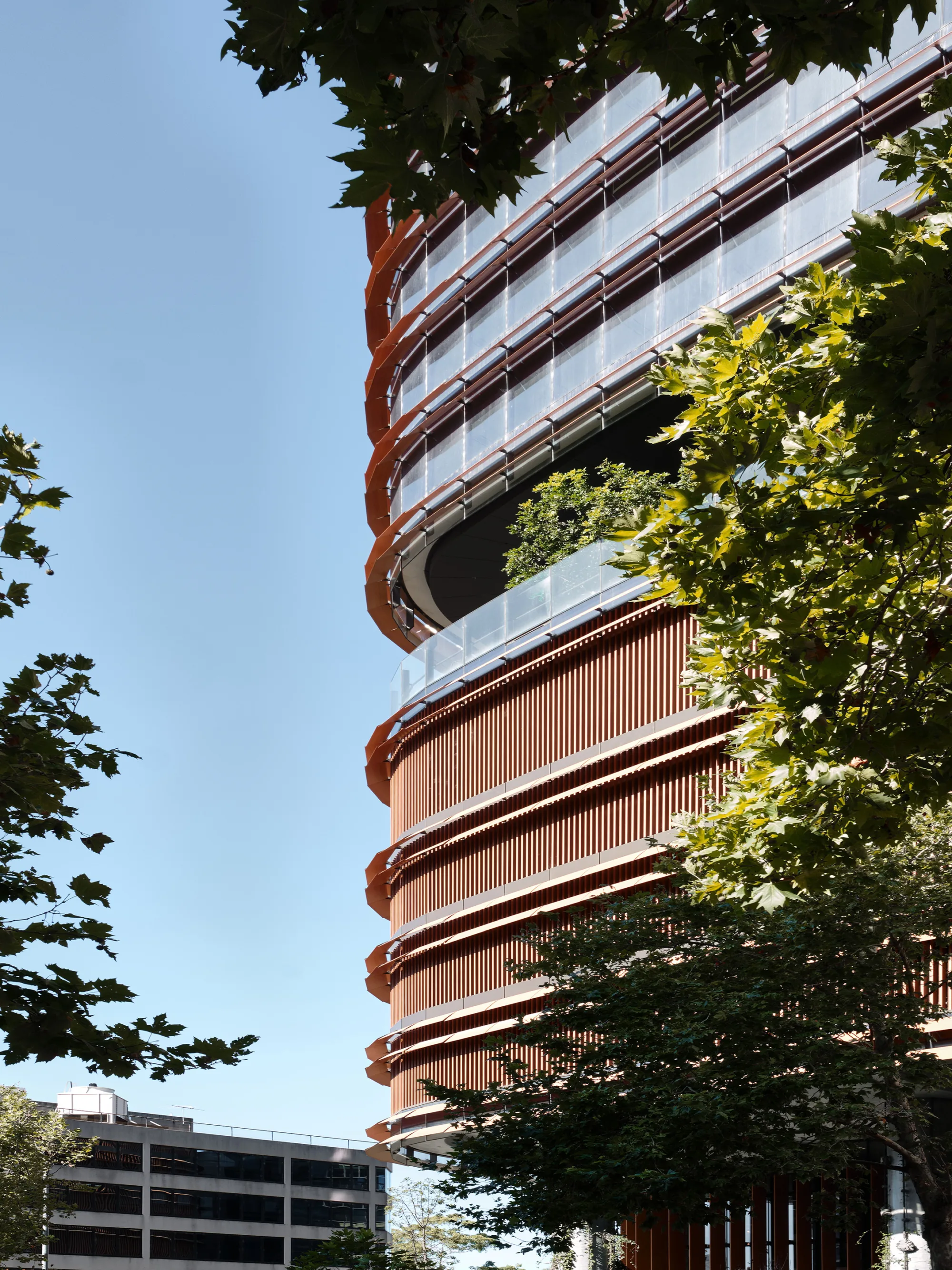Close up shot of exterior of 32 Smith Street, Parramatta.