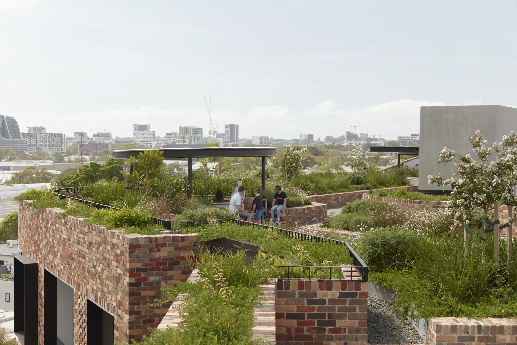 Rooftop space and greenery