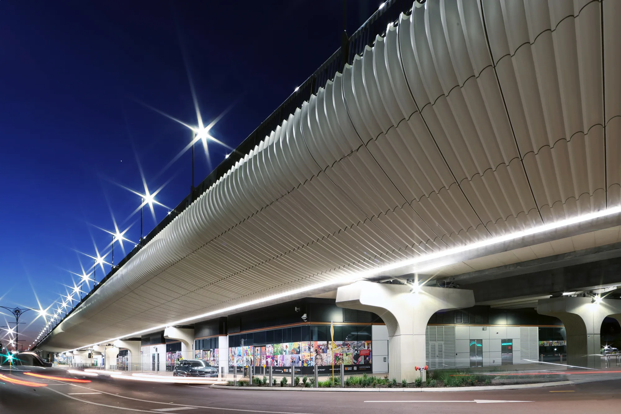 Exterior of Baywater Station.