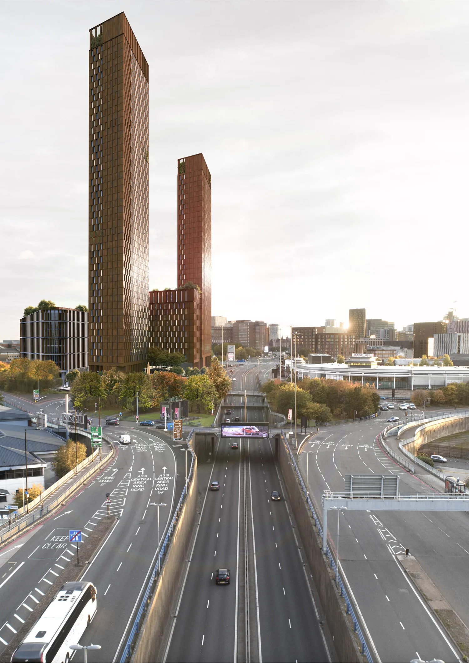 Photomontage view of Curzon Wharf