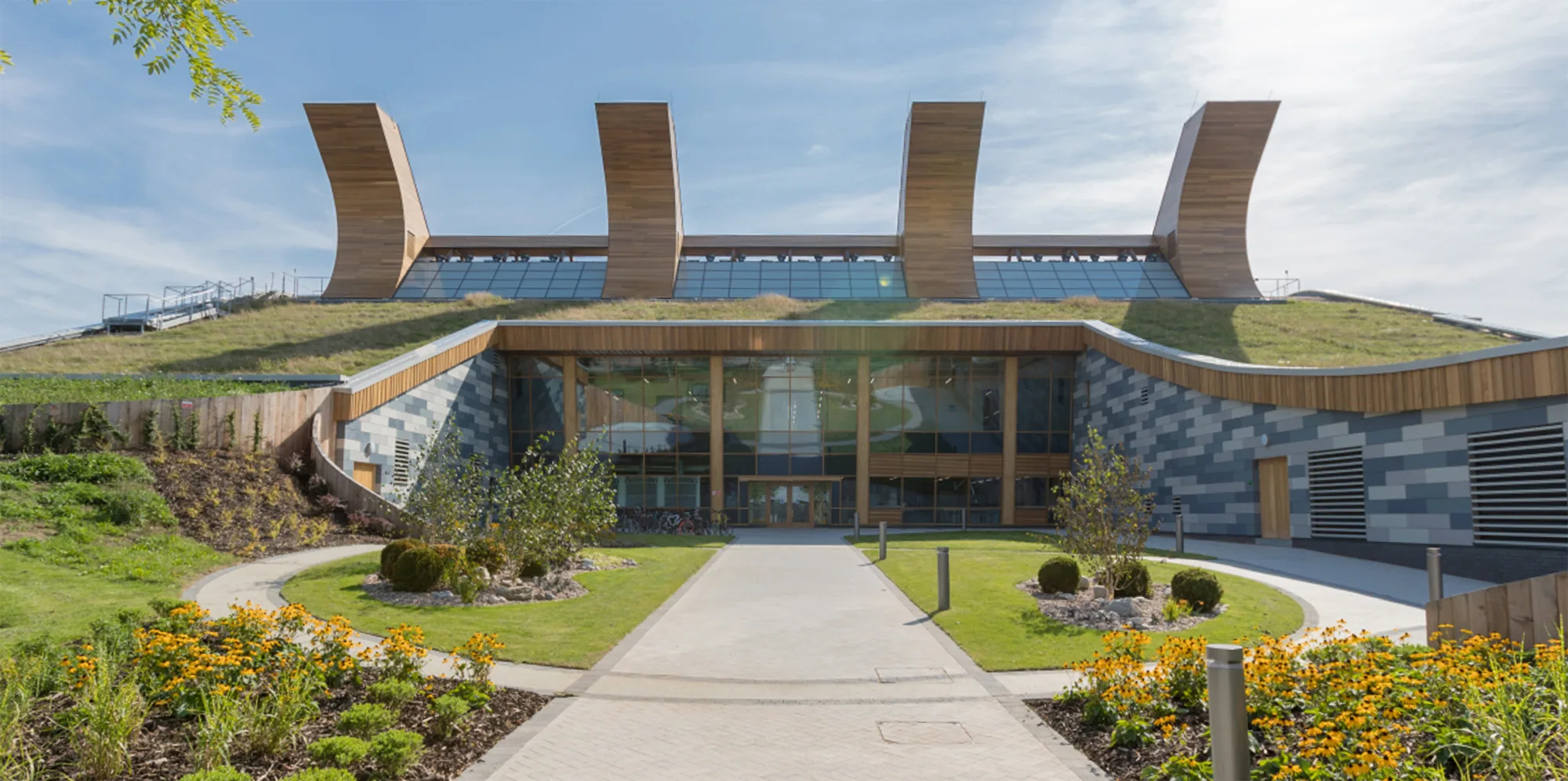 Hero Image of GSK Carbon Neutral Laboratories for Sustainable Chemistry building at University of Nottingham
