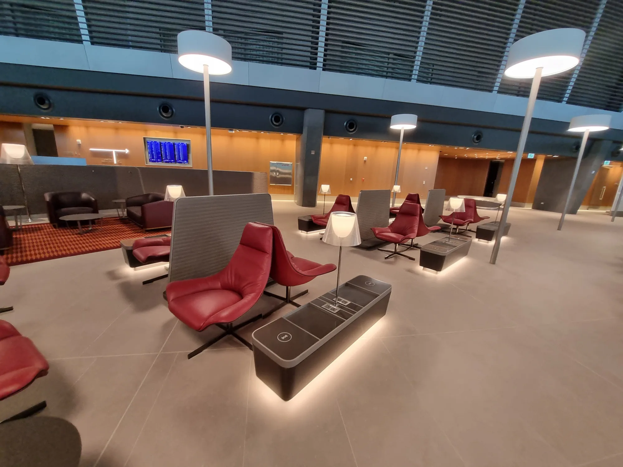 shot of idividual lounge seating