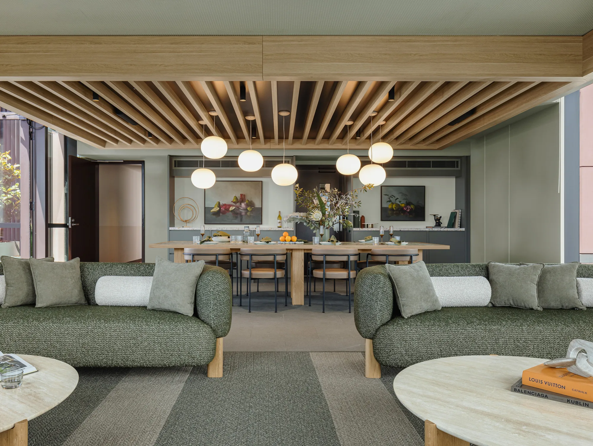 Internal shots of an apartment.