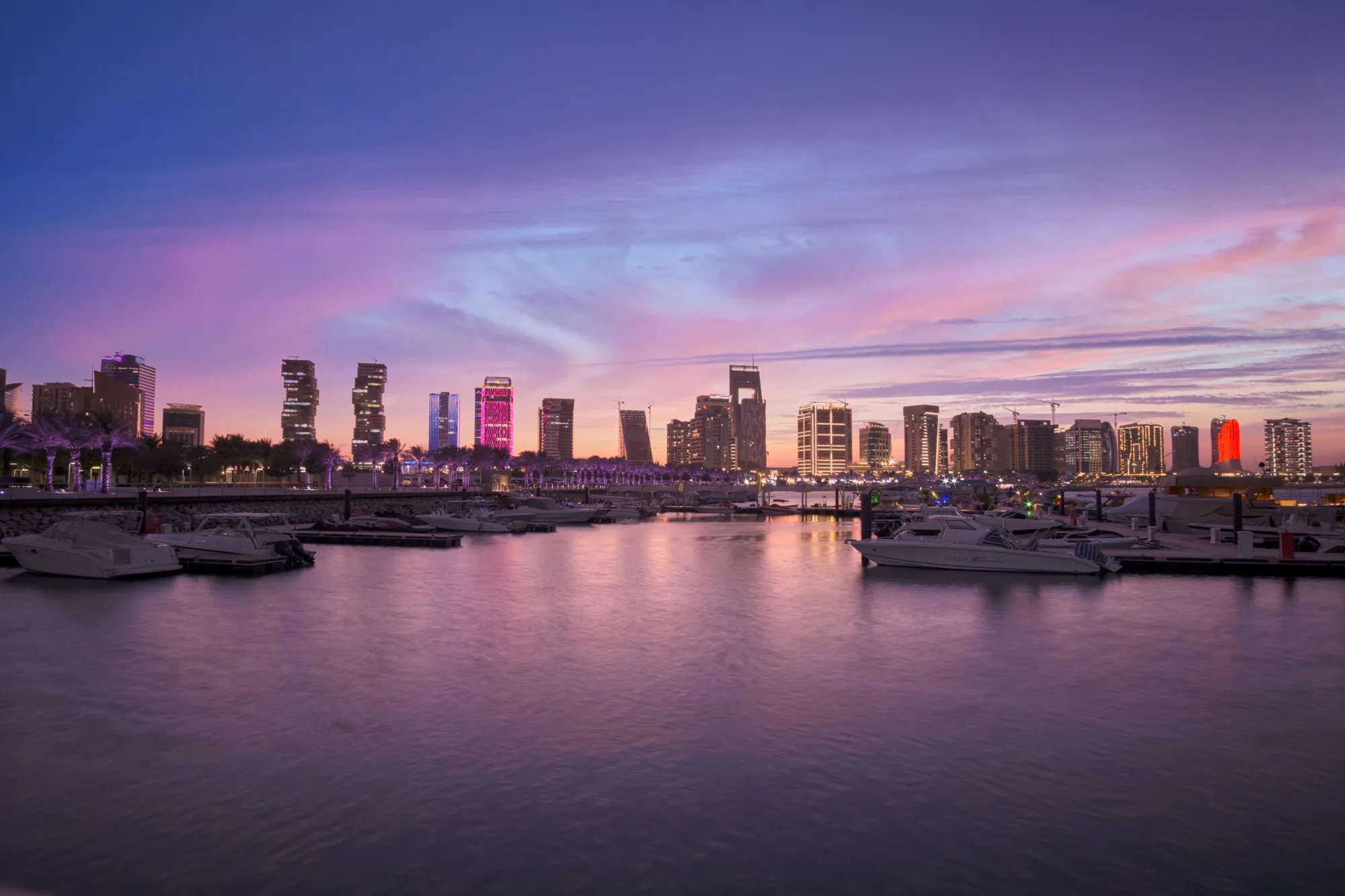 Marina view of Lusail City