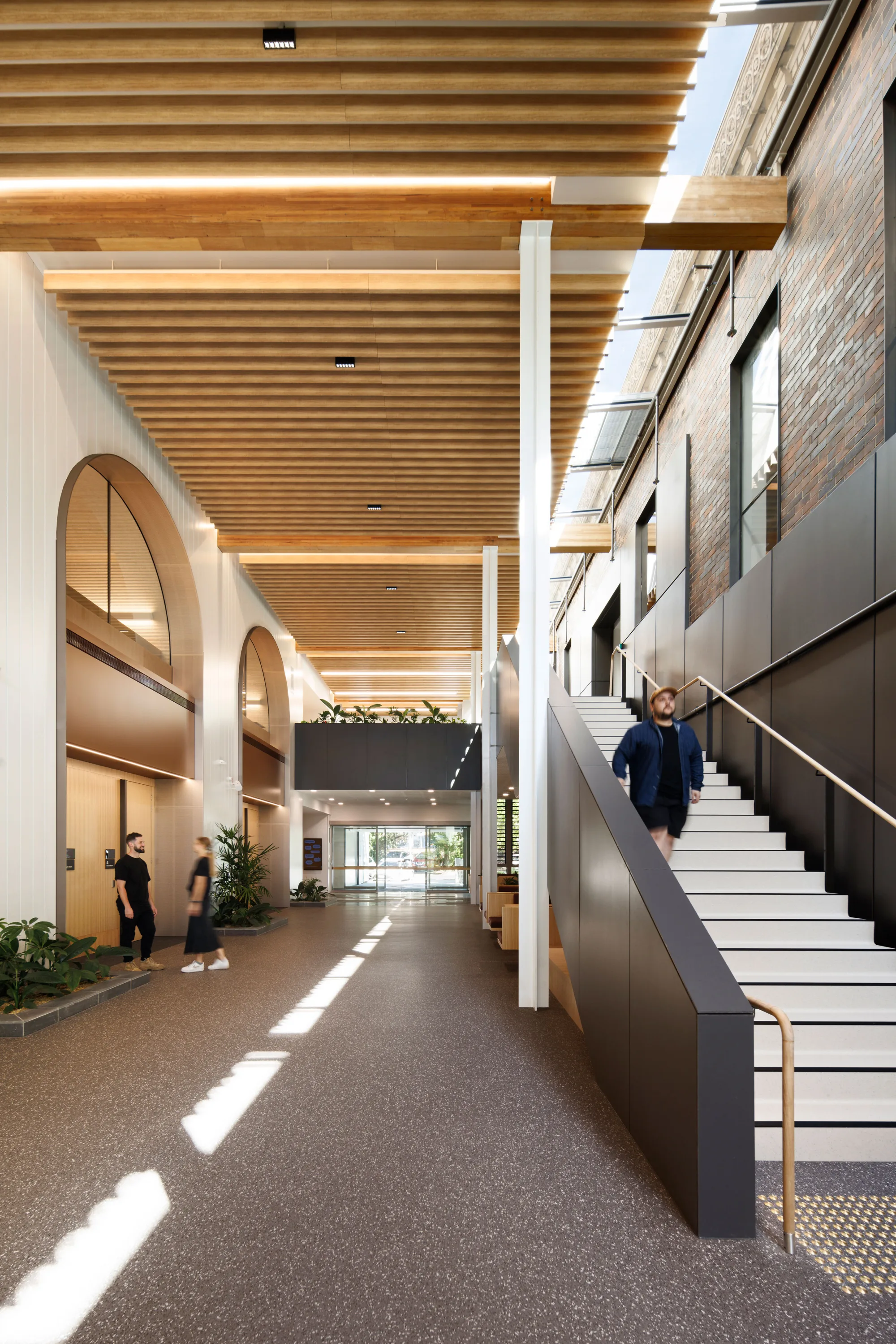 Central forum of the building