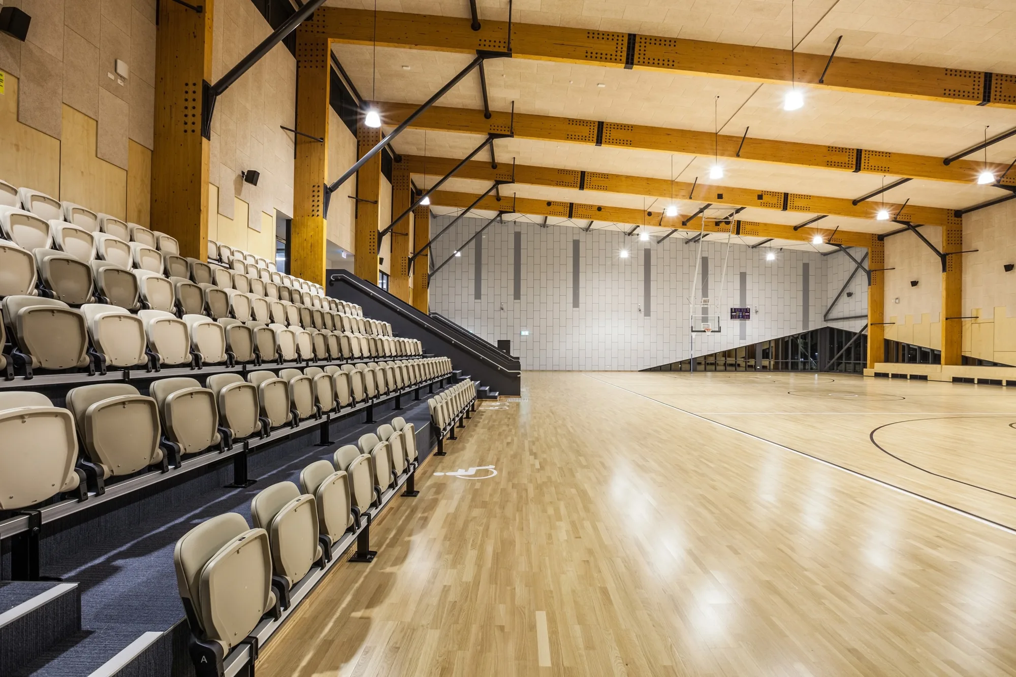 Spectator area of Narrandjeri Stadium.