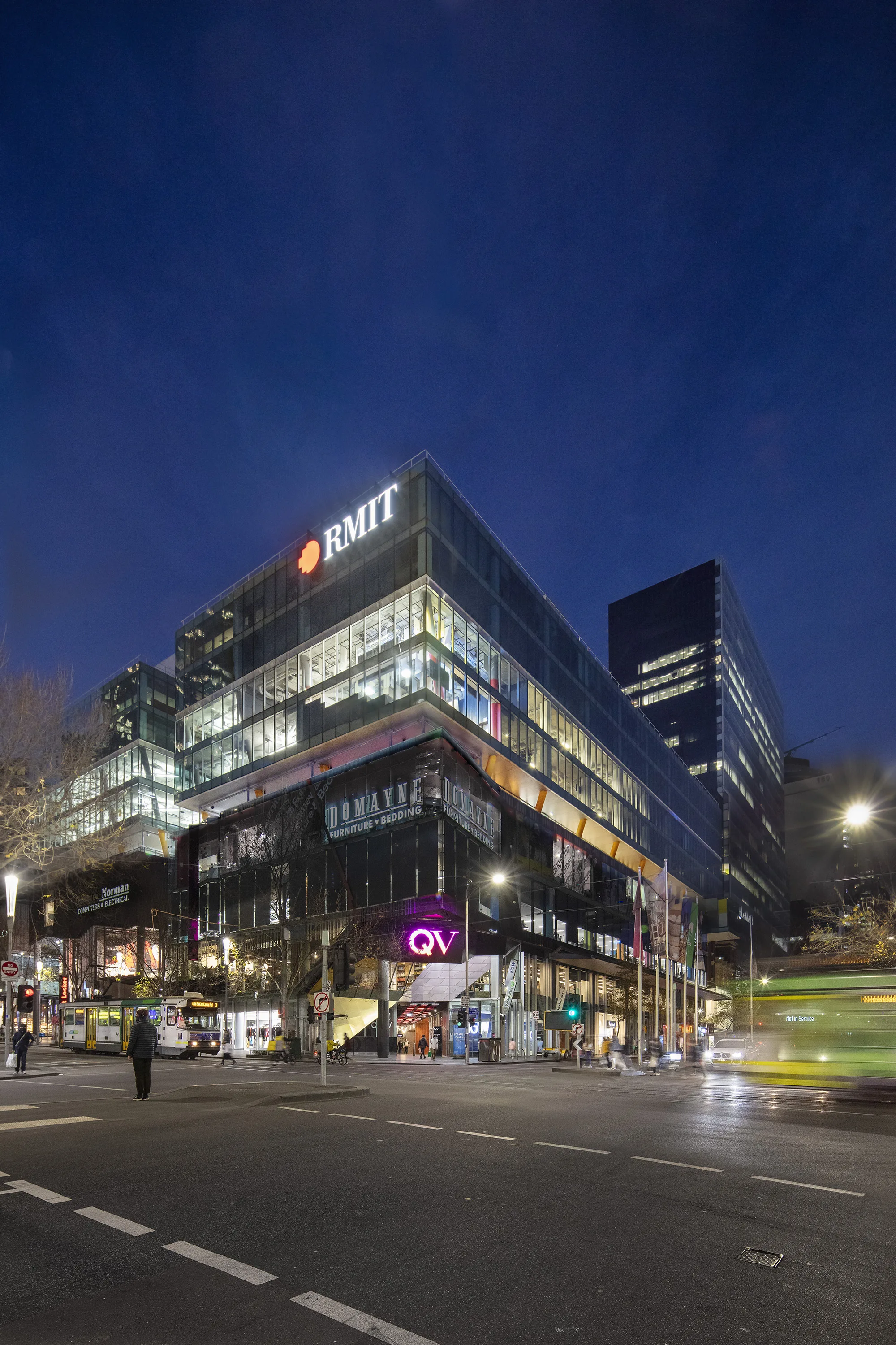 RMIT QV building exterior.