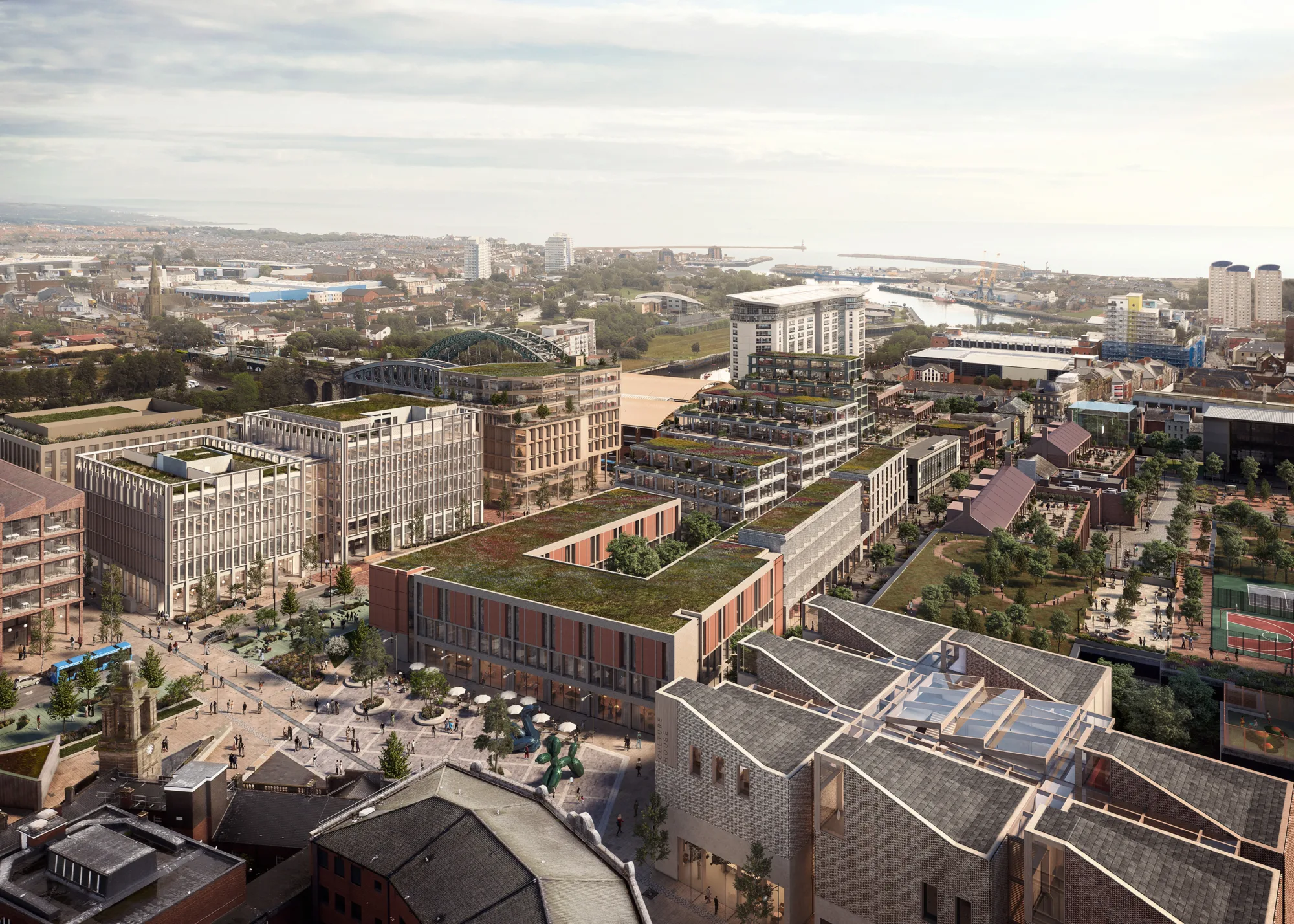 Proposed changes to the city centre as part of the greater masterplan