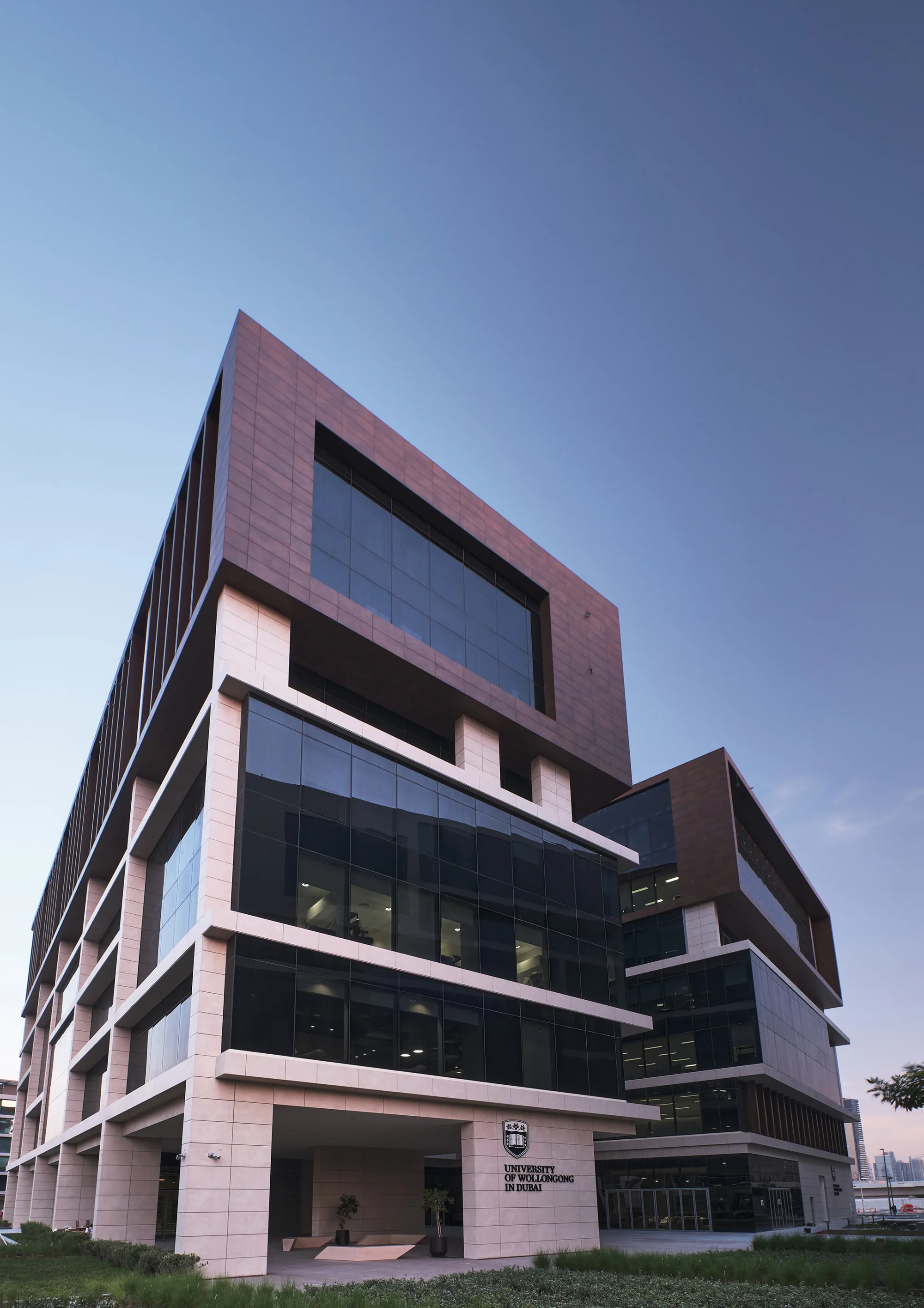 University Wollongong Dubai full building image