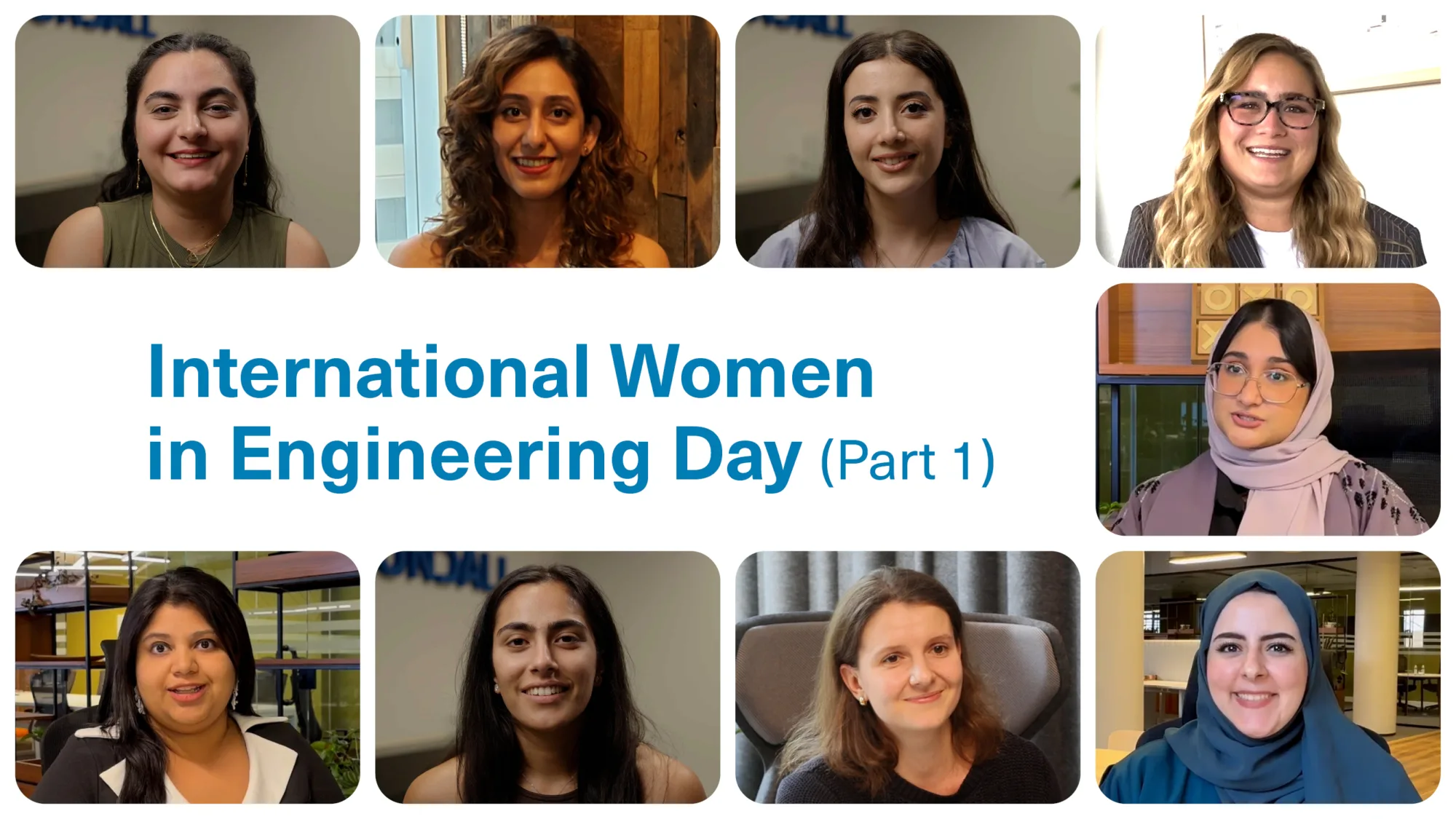 A photo collage of women smiling.